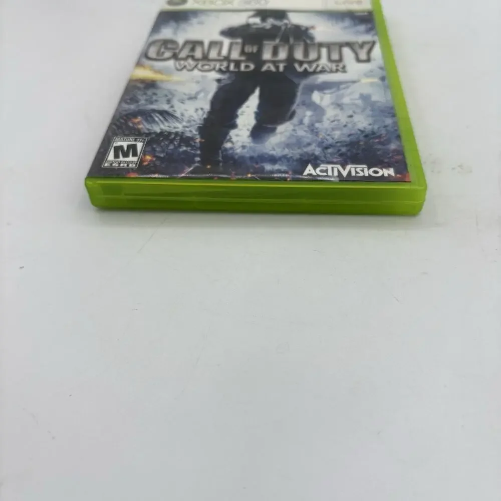 Microsoft Xbox 360 Video Game Call of Duty World at War Live w Manual Activision